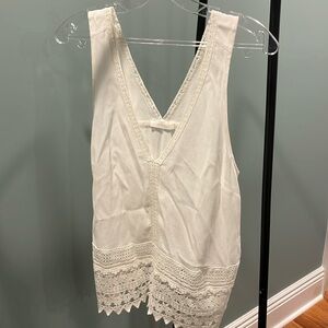 bloomingdales eyelet tank top